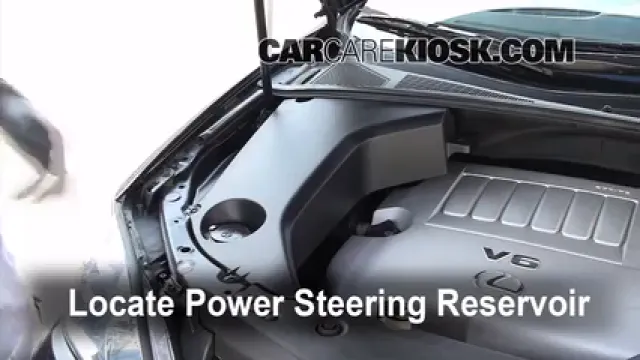 2008 Lexus RX350 3.5L V6 Líquido de dirección asistida Agregar líquido